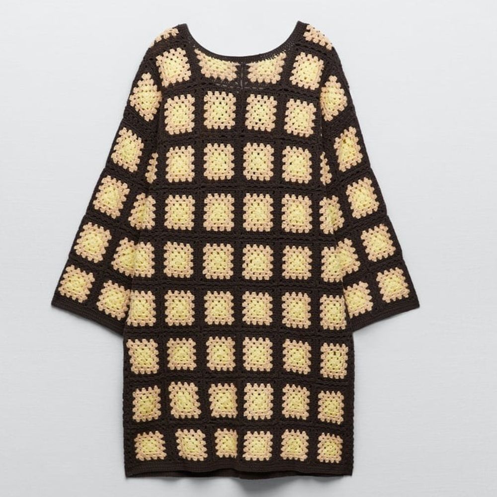 Zara Limited Edition Crochet Dress New - Picture 8 of 13